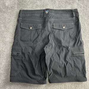 Kuhl Black Cargo Shorts Women's 4 Regular Gorpcore Hiking Outdoors